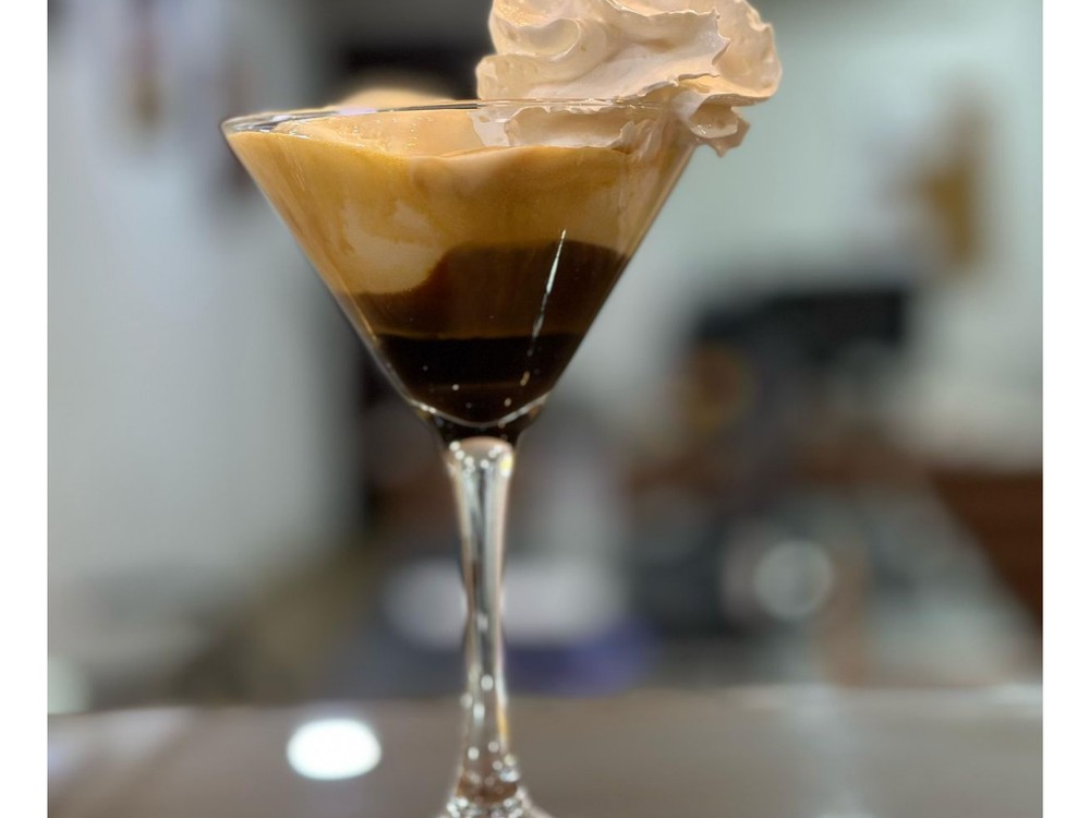 Bebida gelada da Olya Café